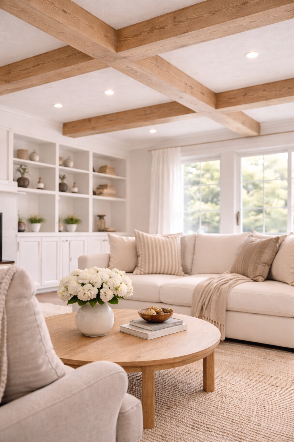 High-end finish carpentry background