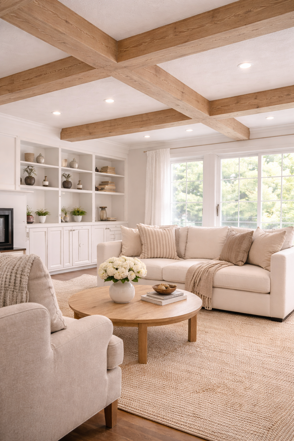 High-end finish carpentry background