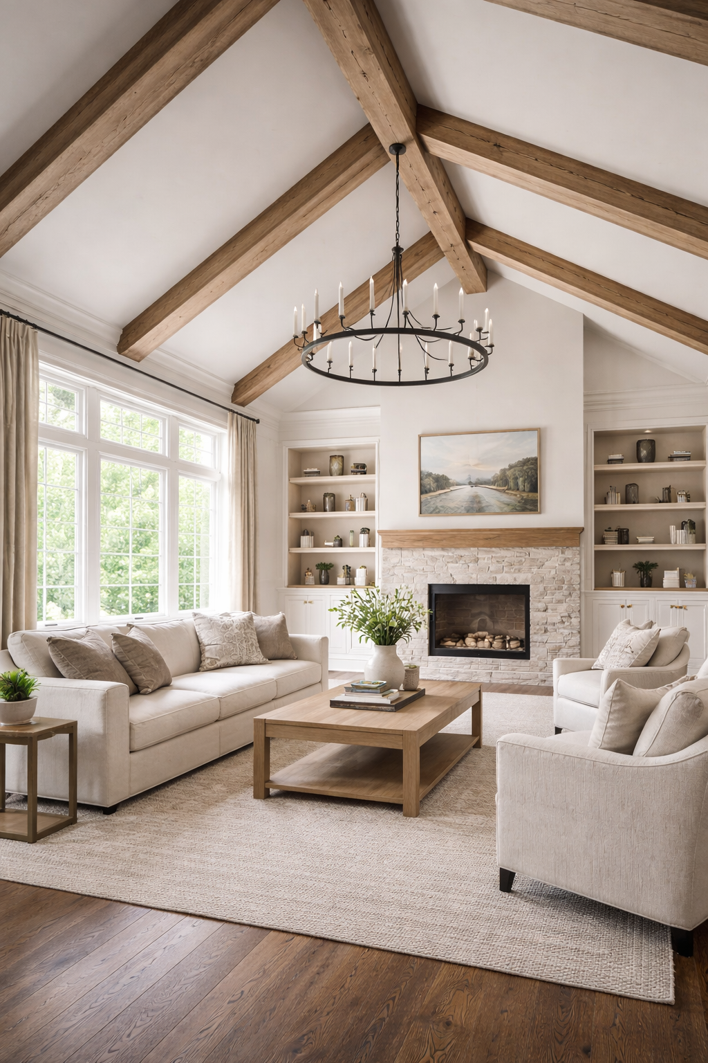 Interior upgrade and custom carpentry feature