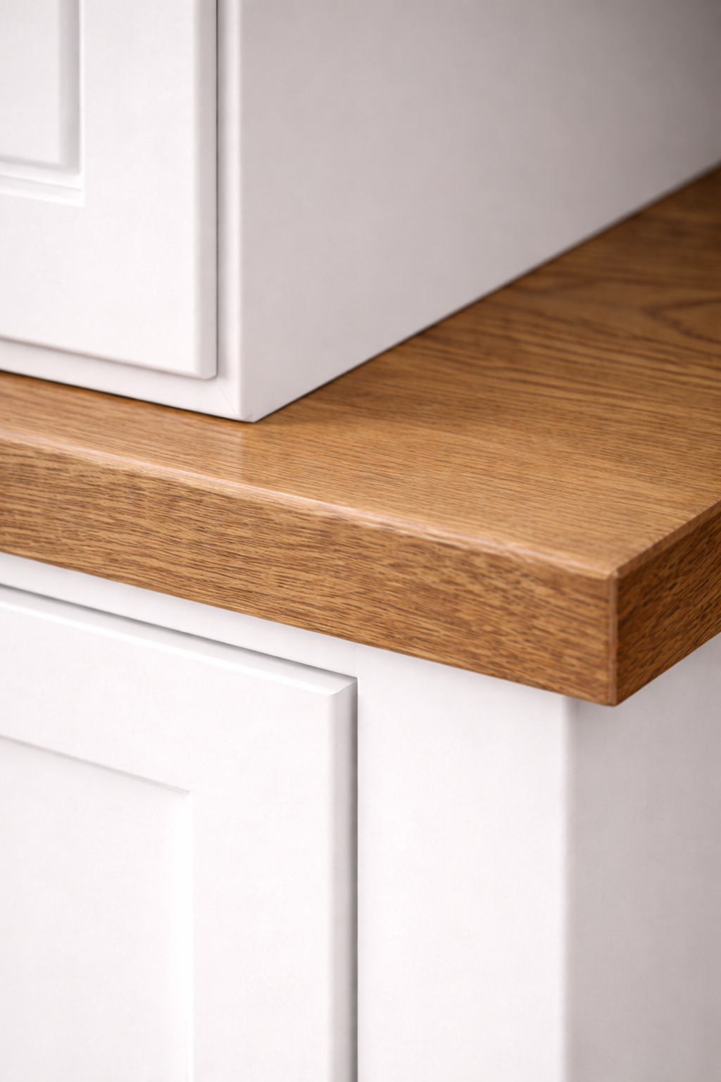 Built-in shelving detail