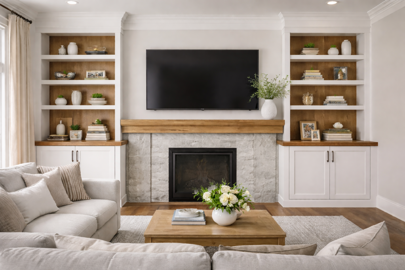 Custom built-ins by Heritage Builds