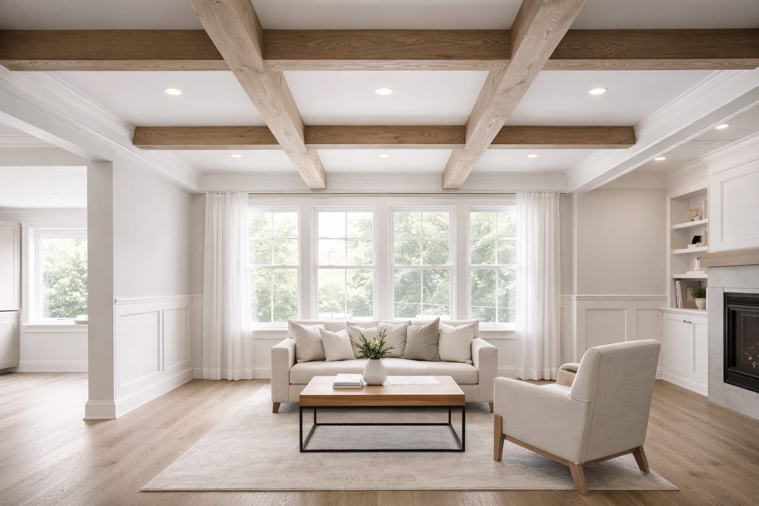 Interior upgrade carpentry feature